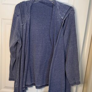 Jane and Delancey Heathered Blue Cardigan